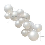 SHIPS NOW • Balloon Garland: 12-Cluster in Pearl • FINAL SALE