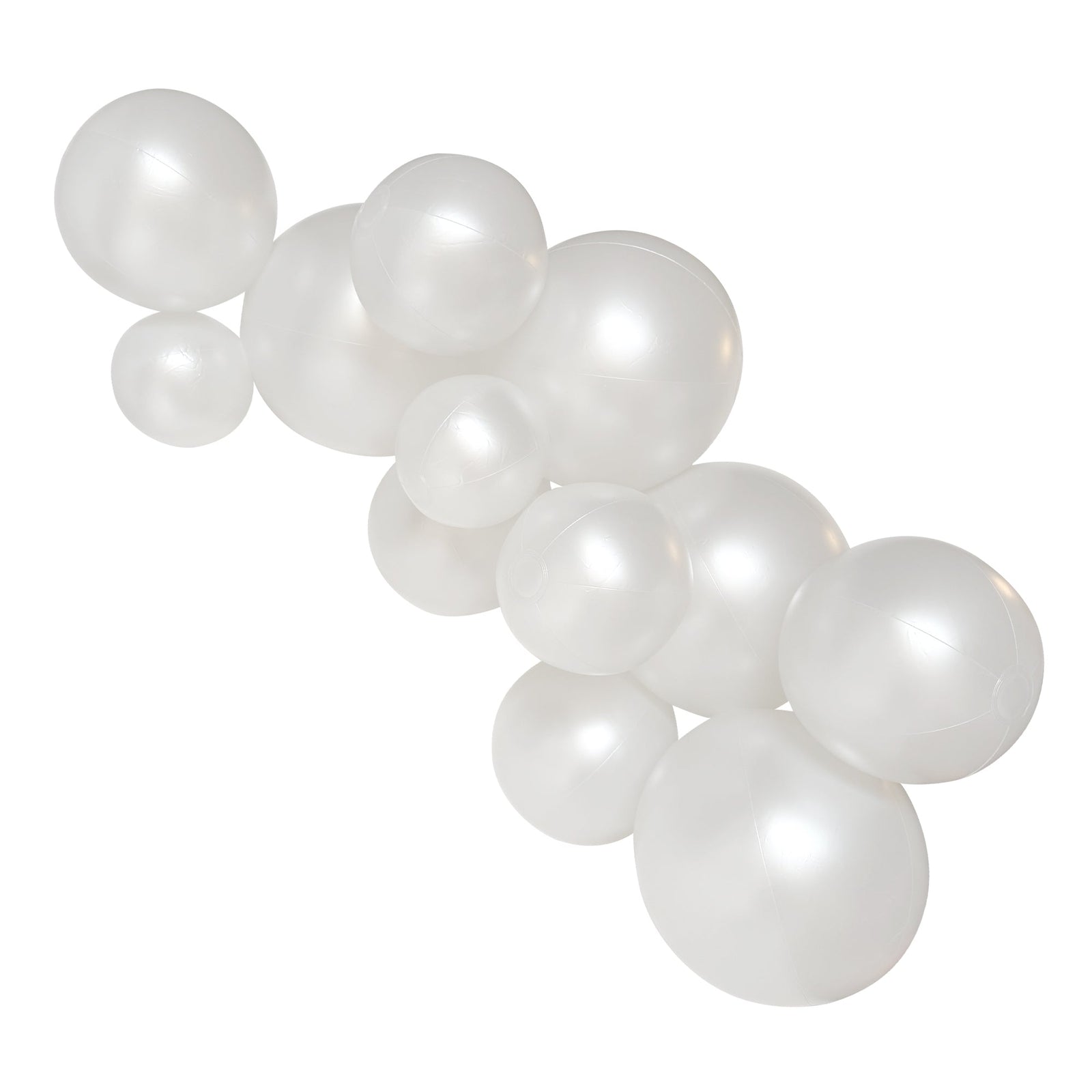 SHIPS NOW • Balloon Garland: 12-Cluster in Pearl • FINAL SALE