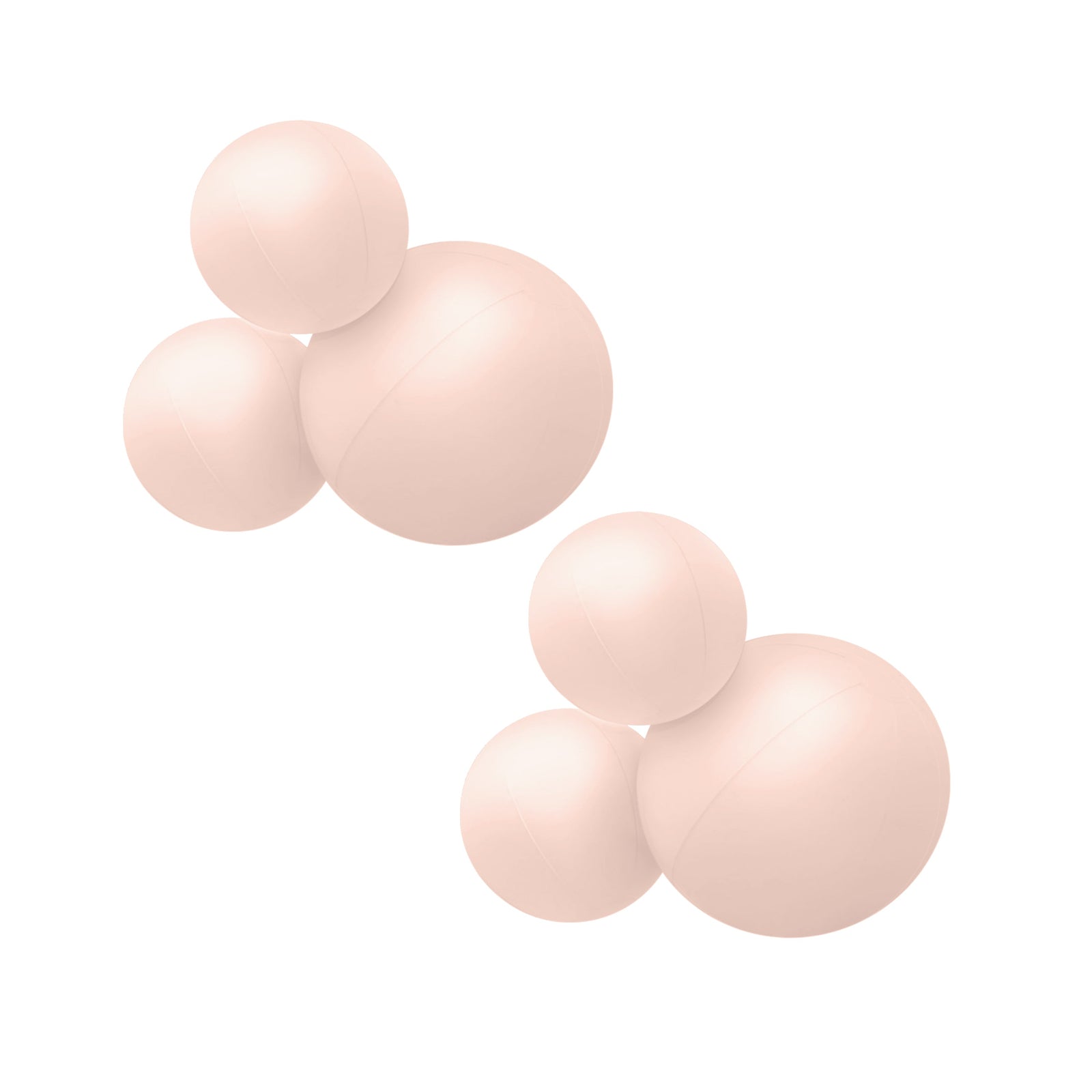 SHIPS NOW • Balloon Garland: 3-Cluster 2-Pack in Blush (Matte) • FINAL SALE