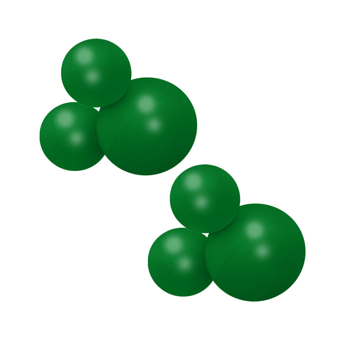 SHIPS NOW • Balloon Garland: 3-Cluster 2-Pack in Green (Satin) • FINAL SALE