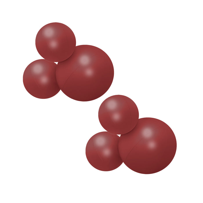SHIPS NOW • Balloon Garland: 3-Cluster 2-Pack in Maroon (Satin) • FINAL SALE