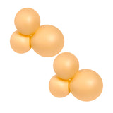 SHIPS NOW • Balloon Garland: 3-Cluster 2-Pack in Peach (Matte) • FINAL SALE