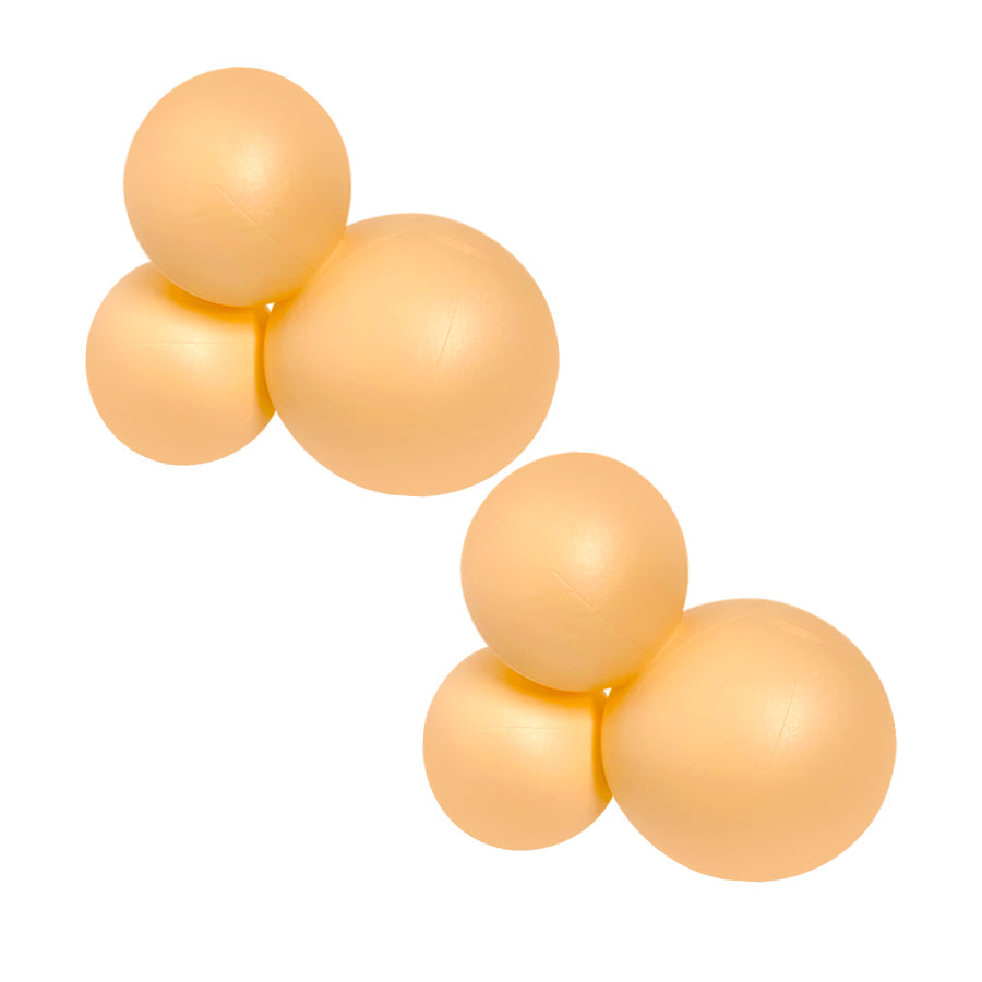 SHIPS NOW • Balloon Garland: 3-Cluster 2-Pack in Peach (Matte) • FINAL SALE
