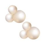 SHIPS NOW • Balloon Garland: 3-Cluster 2-Pack in Champagne Pearl (Satin Pearl) • FINAL SALE