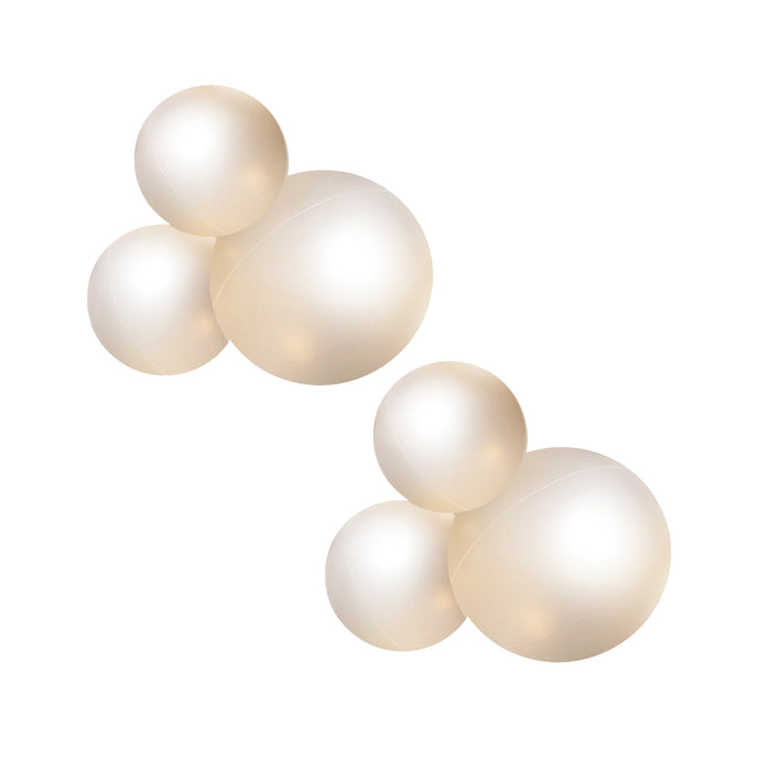SHIPS NOW • Balloon Garland: 3-Cluster 2-Pack in Champagne Pearl (Satin Pearl) • FINAL SALE
