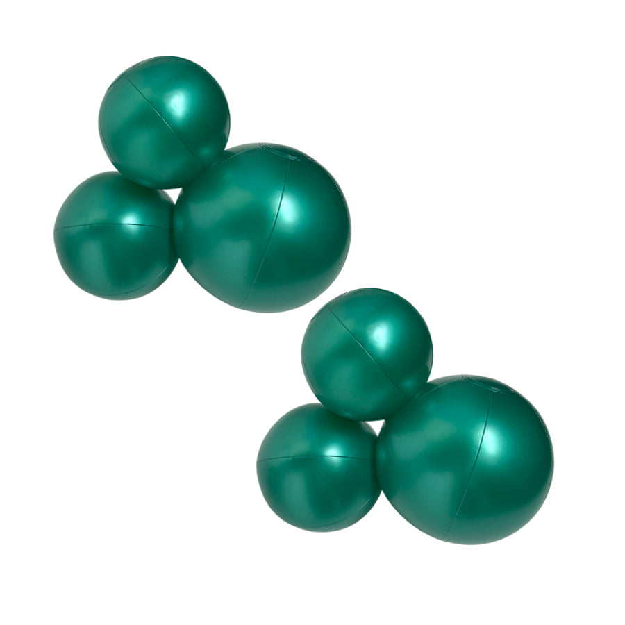 SHIPS NOW • Balloon Garland: 3-Cluster 2-Pack in Emerald (Pearl) • FINAL SALE