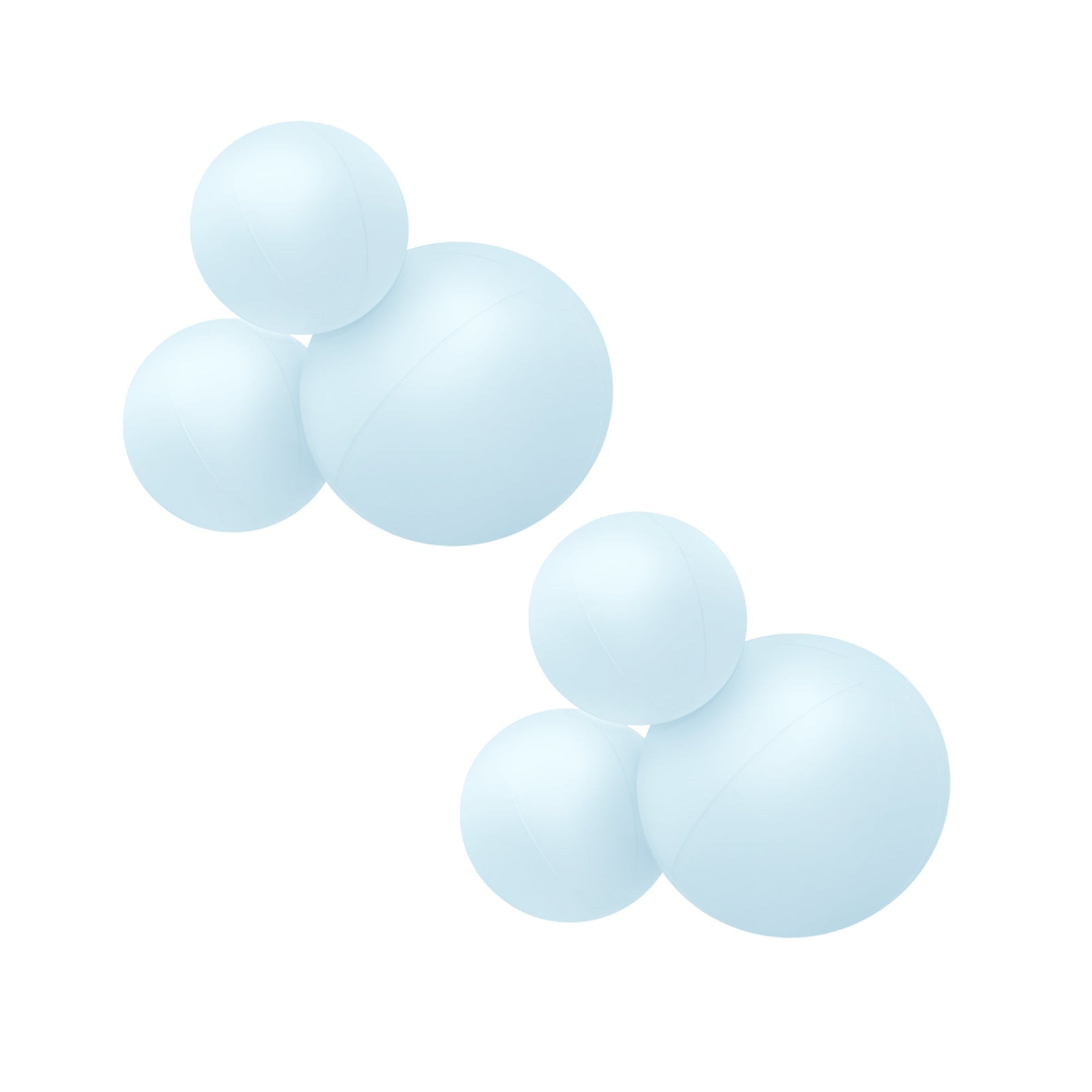 SHIPS NOW • Balloon Garland: 3-Cluster 2-Pack in Sky (Matte) • FINAL SALE