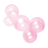SHIPS NOW • Balloon Garland: 5-Cluster in Bubblegum (Transparent) • FINAL SALE