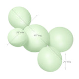 SHIPS NOW • Balloon Garland: 5-Cluster in Matcha (Matte) • FINAL SALE