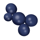 SHIPS NOW • Balloon Garland: 5-Cluster in Navy (Satin) • FINAL SALE