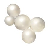 SHIPS NOW • Balloon Garland: 5-Cluster in Cream Pearl (Satin Pearl) • FINAL SALE