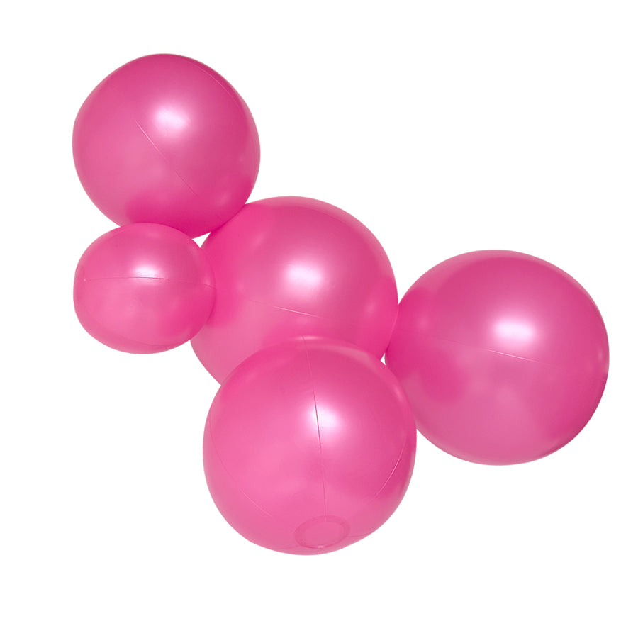 SHIPS NOW • Balloon Garland: 5-Cluster in Magenta (Pearl) • FINAL SALE