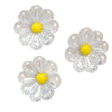 SHIPS NOW • Balloon Garland: Flowers with Glitter (Clear & Pearl) 3 Pack • FINAL SALE