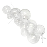 SHIPS NOW • Balloon Garland: 12-Cluster in Clear (Transparent) • FINAL SALE