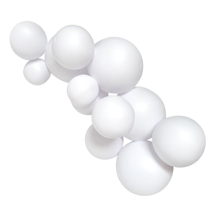 SHIPS NOW • Balloon Garland: 12-Cluster in White (Matte) • FINAL SALE