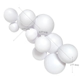SHIPS NOW • Balloon Garland: 12-Cluster in White (Matte) • FINAL SALE