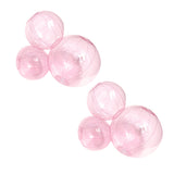 Balloon Garland: 3-Cluster 2-Pack in Bubblegum (Transparent) • FINAL SALE