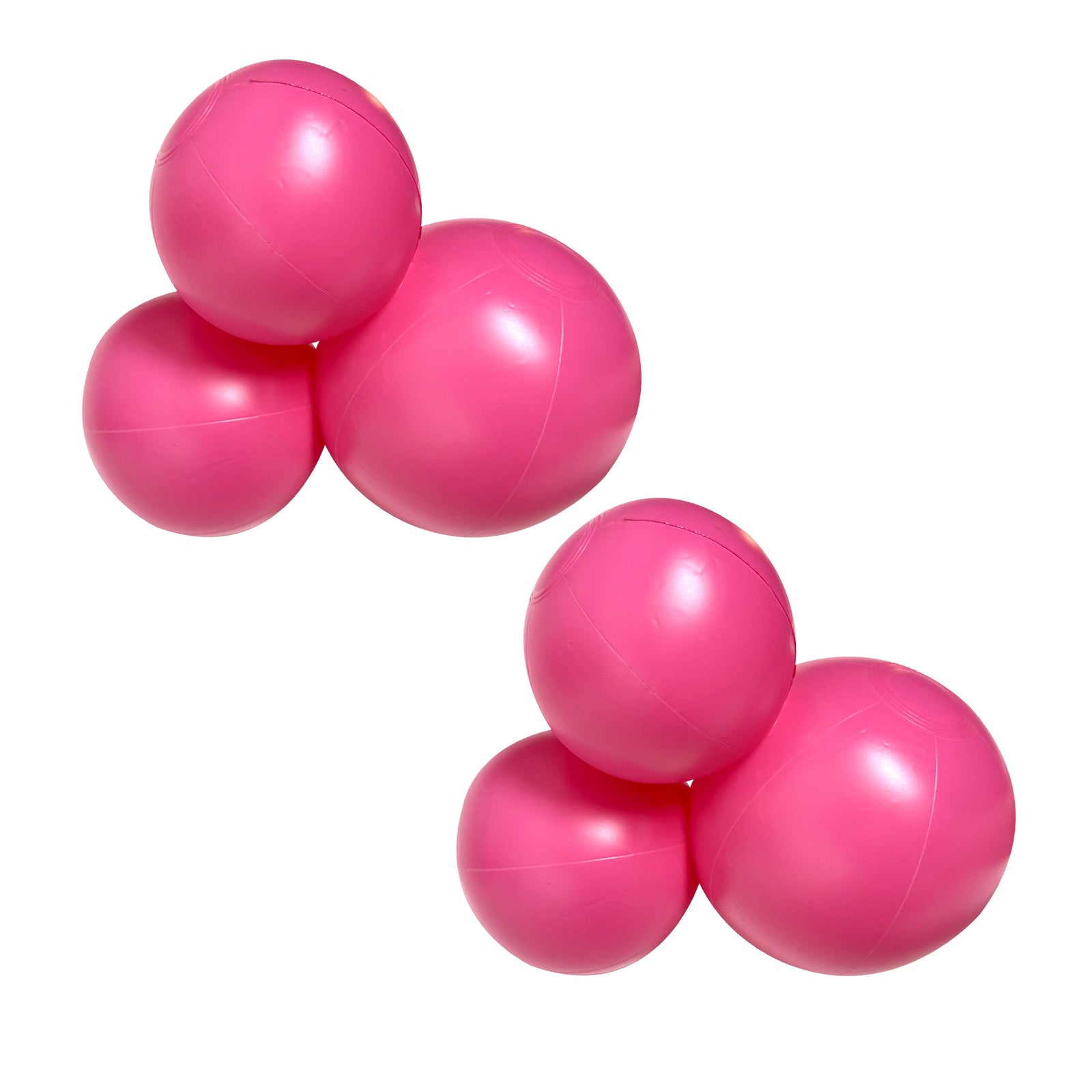 SHIPS NOW • Balloon Garland: 3-Cluster 2-Pack in Hot Pink (Satin) • FINAL SALE