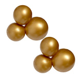 SHIPS NOW • Balloon Garland: 3-Cluster 2-Pack in Brass (Satin Metallic) • FINAL SALE
