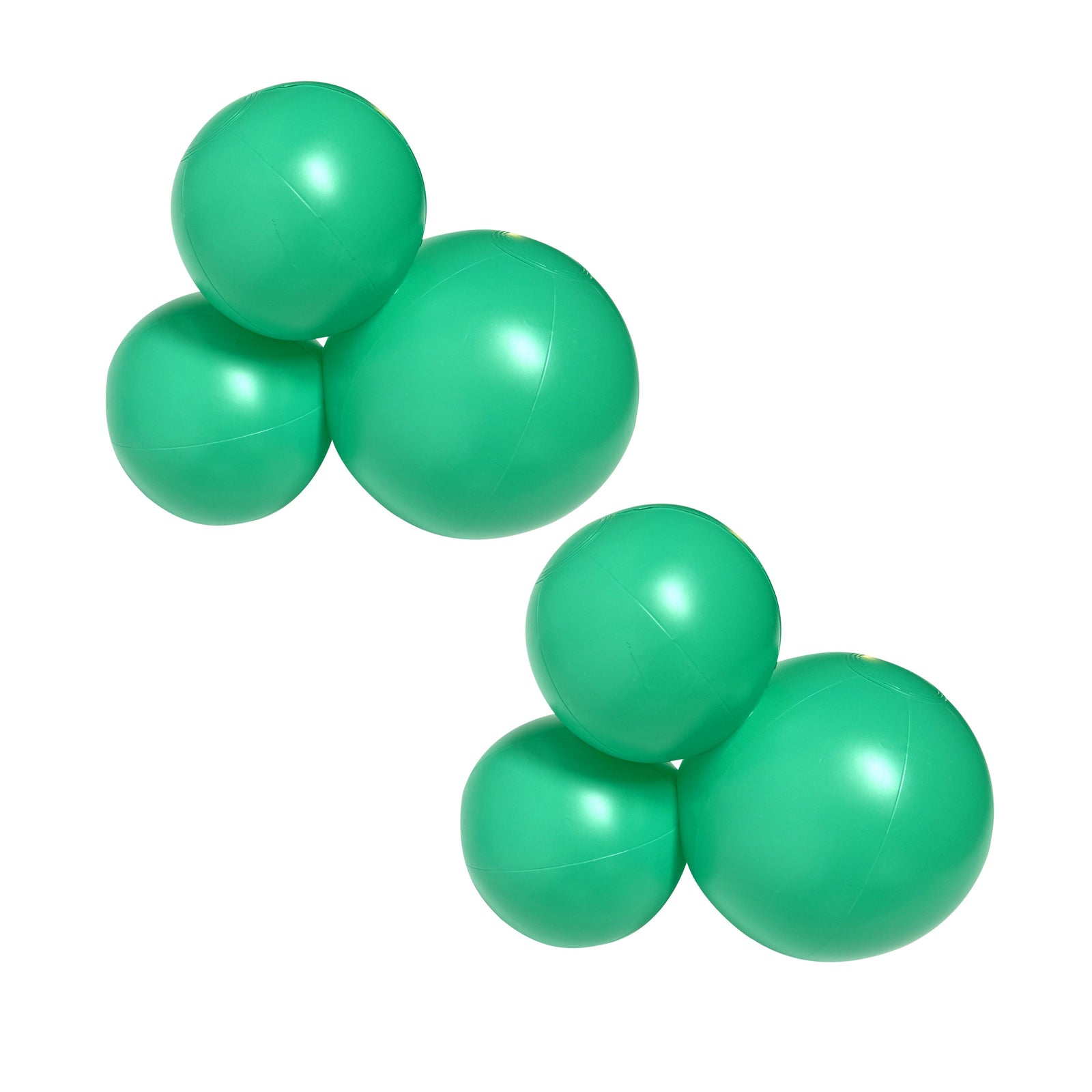 Balloon Garland: 3-Cluster 2-Pack in Bright Green (Satin) • FINAL SALE