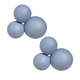 SHIPS NOW • Balloon Garland: 3-Cluster 2-Pack in Dusty Blue (Matte) • FINAL SALE