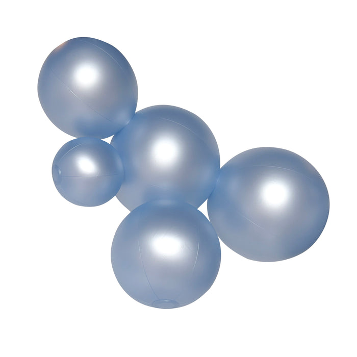 SHIPS NOW • Balloon Garland: 5-Cluster in Dusty Blue (Satin Pearl) • FINAL SALE