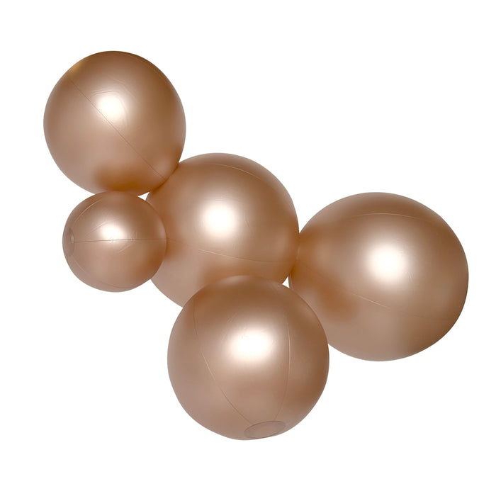 SHIPS NOW • Balloon Garland: 5-Cluster in Mocha (Satin Pearl) • FINAL SALE