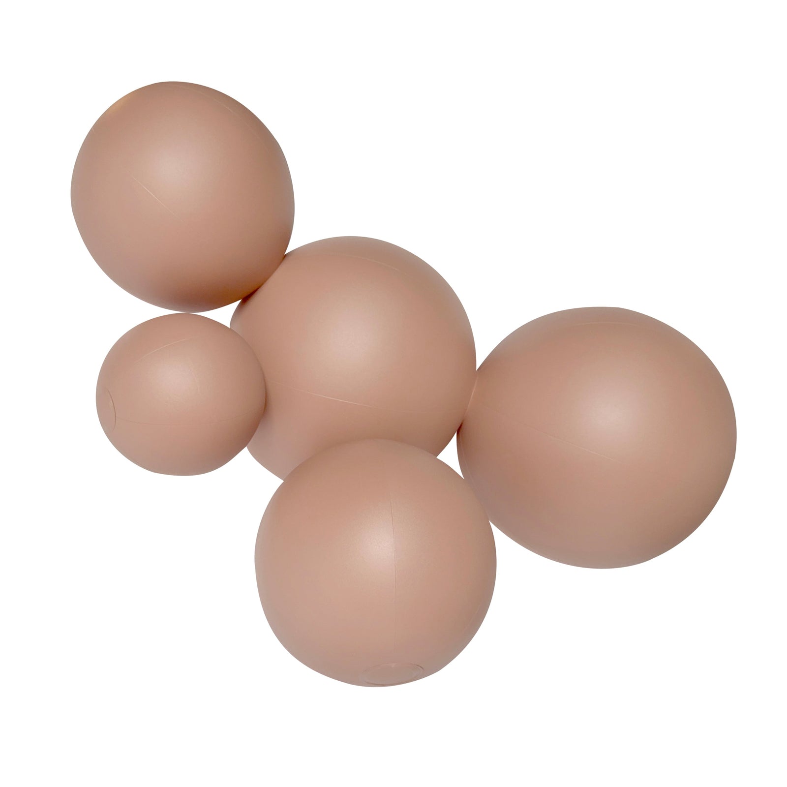 SHIPS NOW • Balloon Garland: 5-Cluster in Mocha (Matte) • FINAL SALE