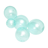 SHIPS NOW • Balloon Garland: 5-Cluster in Aqua (Transparent) • FINAL SALE