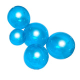 SHIPS NOW • Balloon Garland: 5-Cluster in Neon Cyan (Transparent) • FINAL SALE