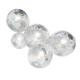 SHIPS NOW • Balloon Garland: 5-Cluster with Glitter in Clear (Transparent) • FINAL SALE