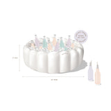the COASTAL PEARL Tufted Cooler