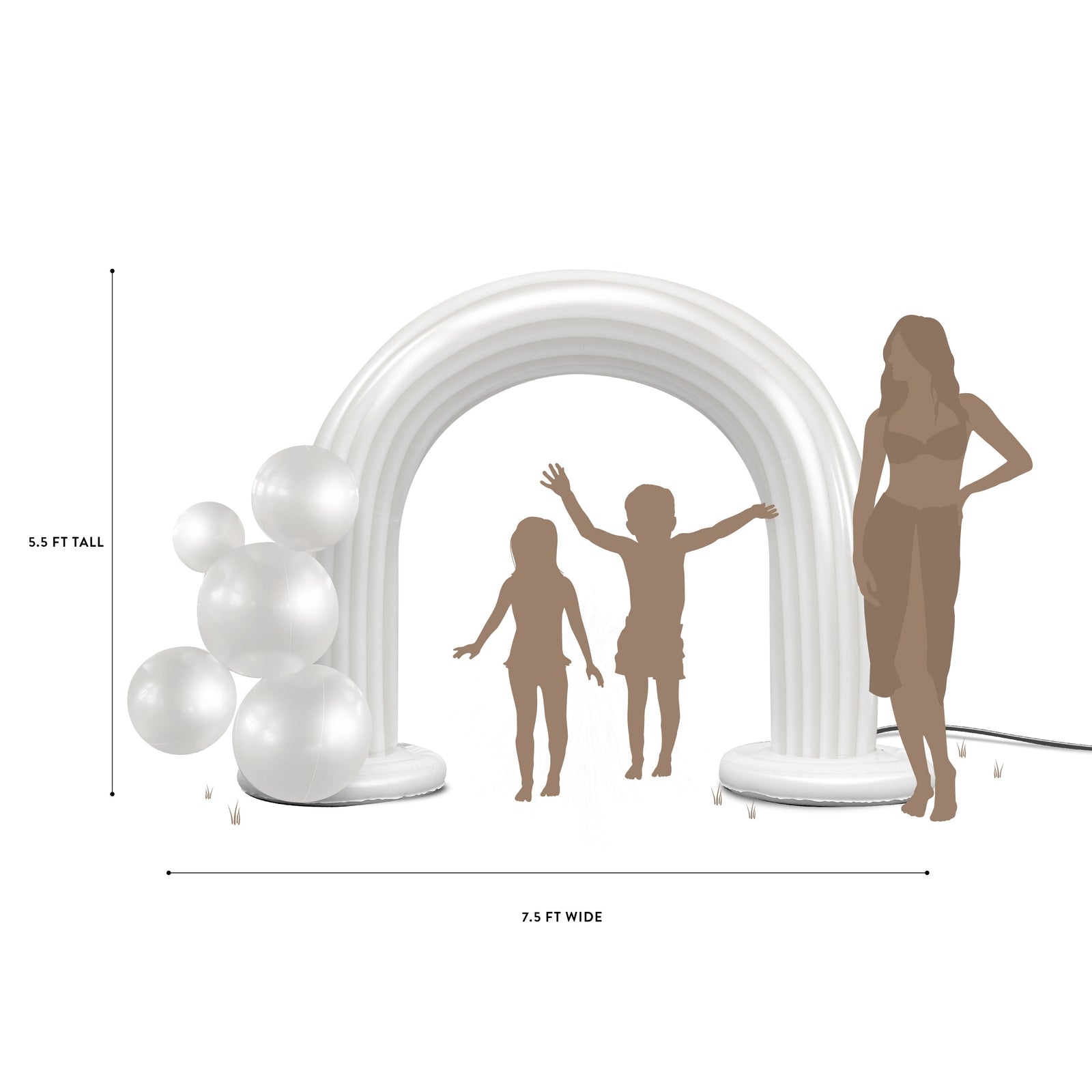 the COASTAL PEARL Garland Arch Sprinkler