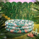 the THAT'S BANANA(LEAVE)S! luxe inflatable pool