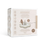 the COASTAL TRAVERTINE Swan Fountain Sprinkler