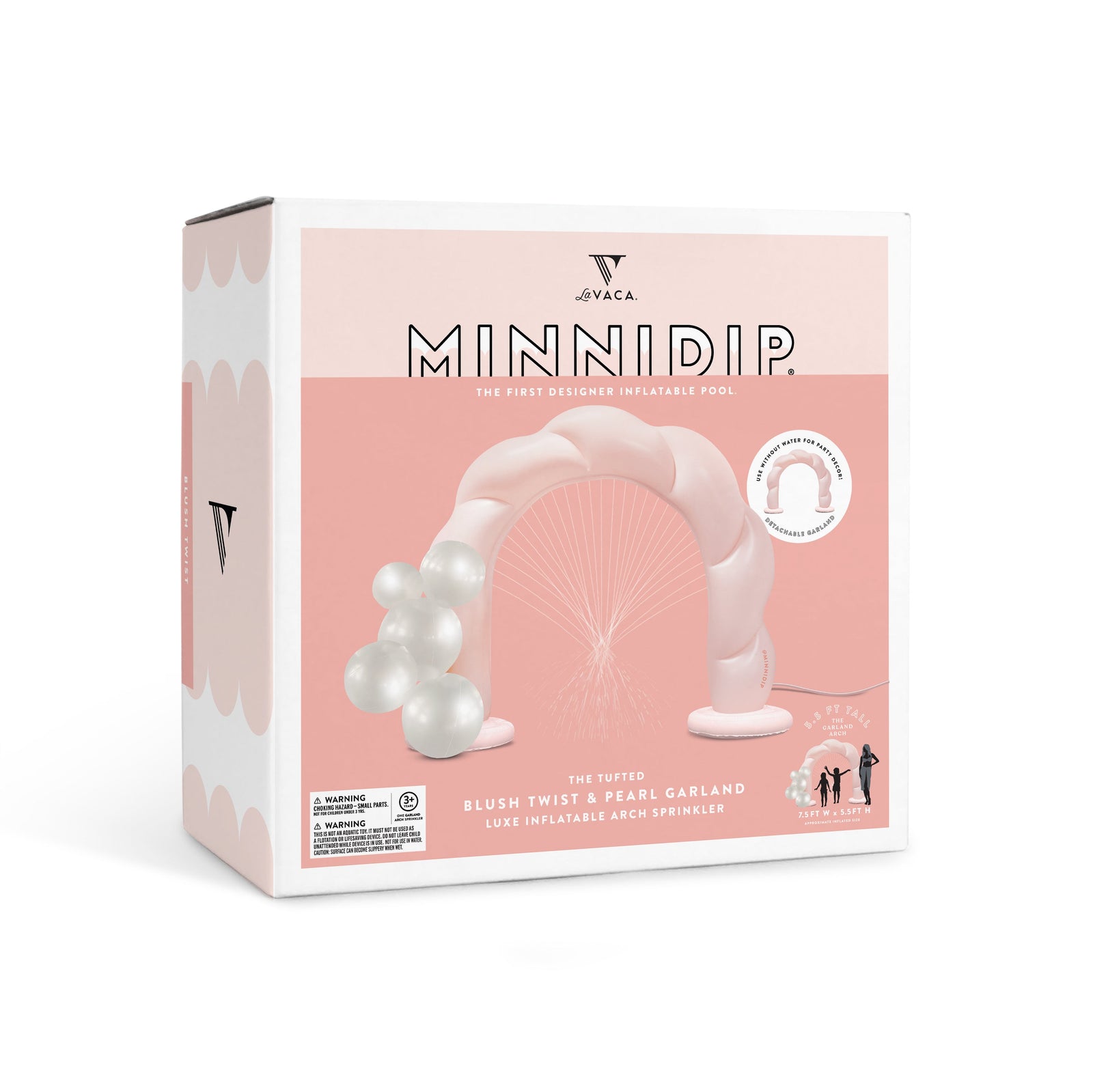 the BLUSH TWIST Garland Arch Sprinkler