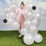 SHIPS NOW •Balloon Garland: 5-Cluster in Melon (Matte) • FINAL SALE