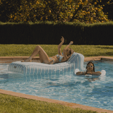 Fabric Sunbed Lounger