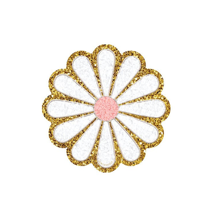 POOL FL(AIR)™ in DAISY CHENILLE GLITTER PATCH