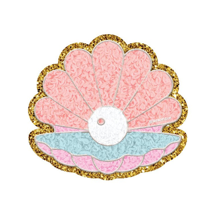 POOL FL(AIR)™ in SHELL PEARL CHENILLE GLITTER PATCH