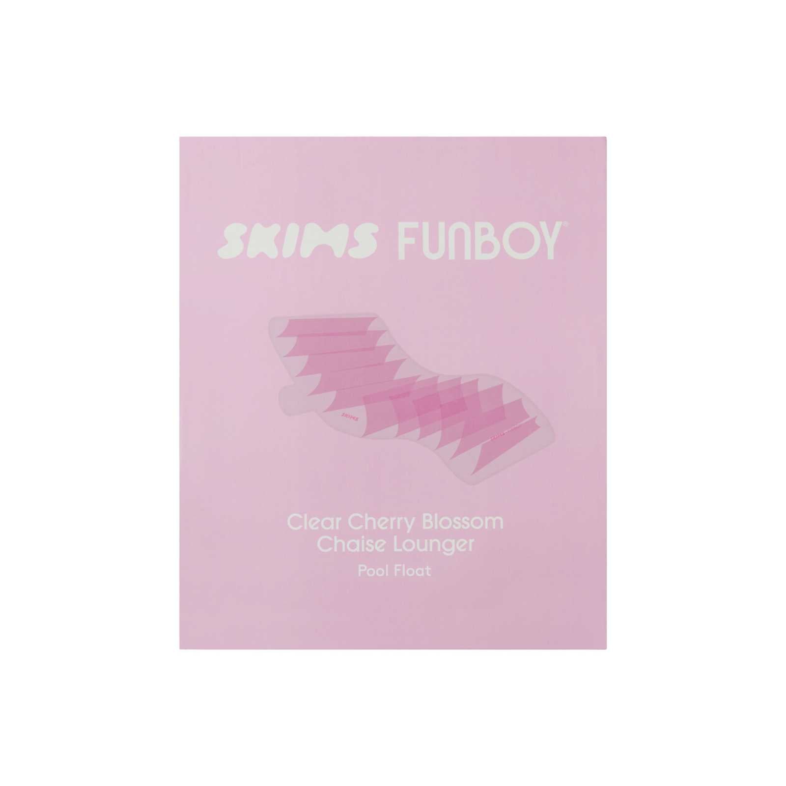 Cherry Blossom Clear Chaise Lounger