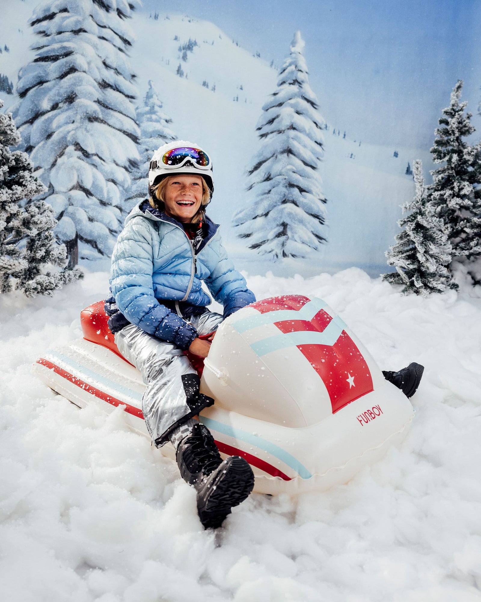 Kids Skimobile Snow Sled