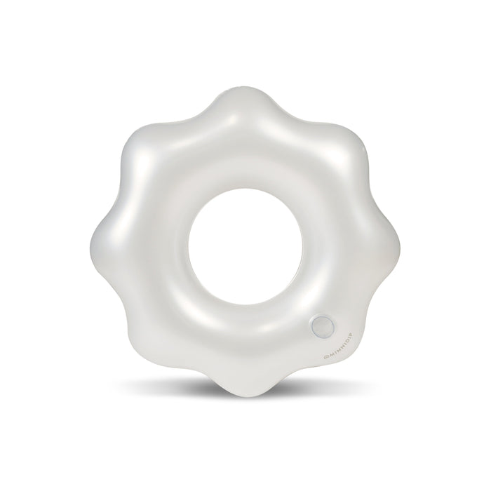 the COASTAL PEARL Scalloped Ring Float