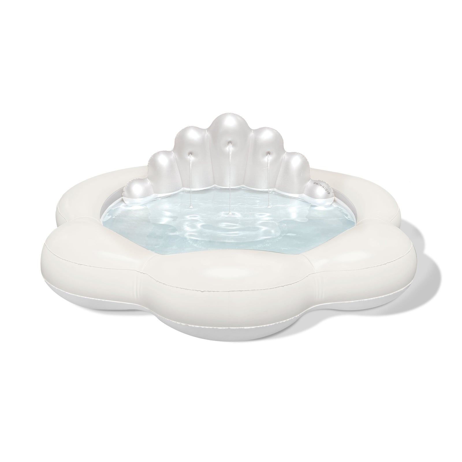 the COASTAL PEARL Seashell Fountain Pool