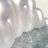 the COASTAL PEARL Seashell Fountain Pool