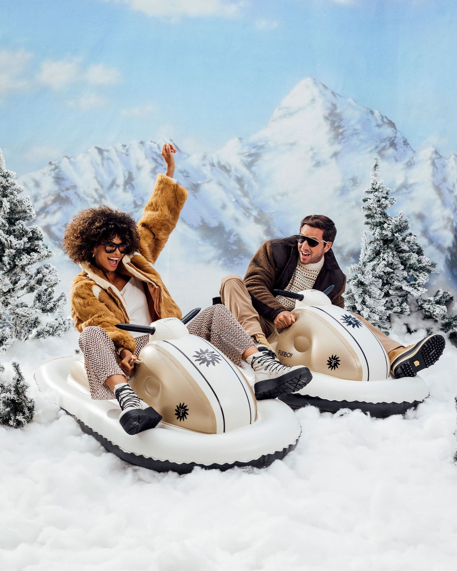 Inflatable Snowmobile Sled