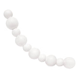 SHIPS NOW • Balloon Garland: 10-Cluster Strand in White (Matte) • FINAL SALE