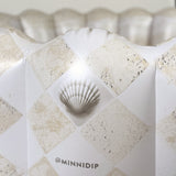 the COASTAL TRAVERTINE Tufted Pool