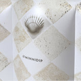 the COASTAL TRAVERTINE Tufted Pool