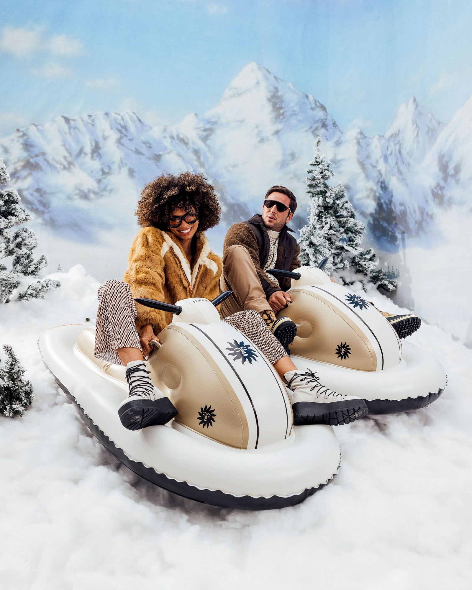 Inflatable Snowmobile Sled
